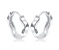 Silver Hoop Earring HO-2623